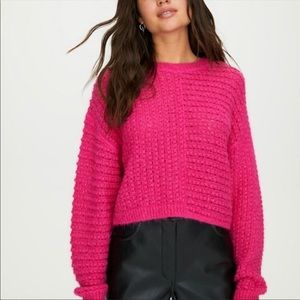 NEW Aritzia Wilfred Fortune Bobble Knit Sweater